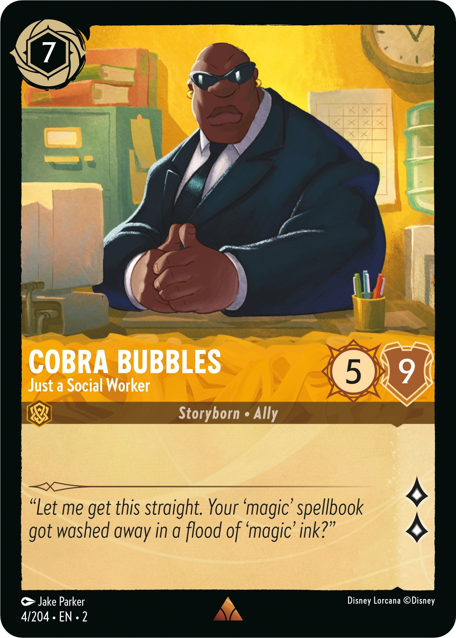 Cobra Bubbles - Just a Social Worker (4/204) [Rise of the Floodborn] | Shuffle n Cut Hobbies & Games