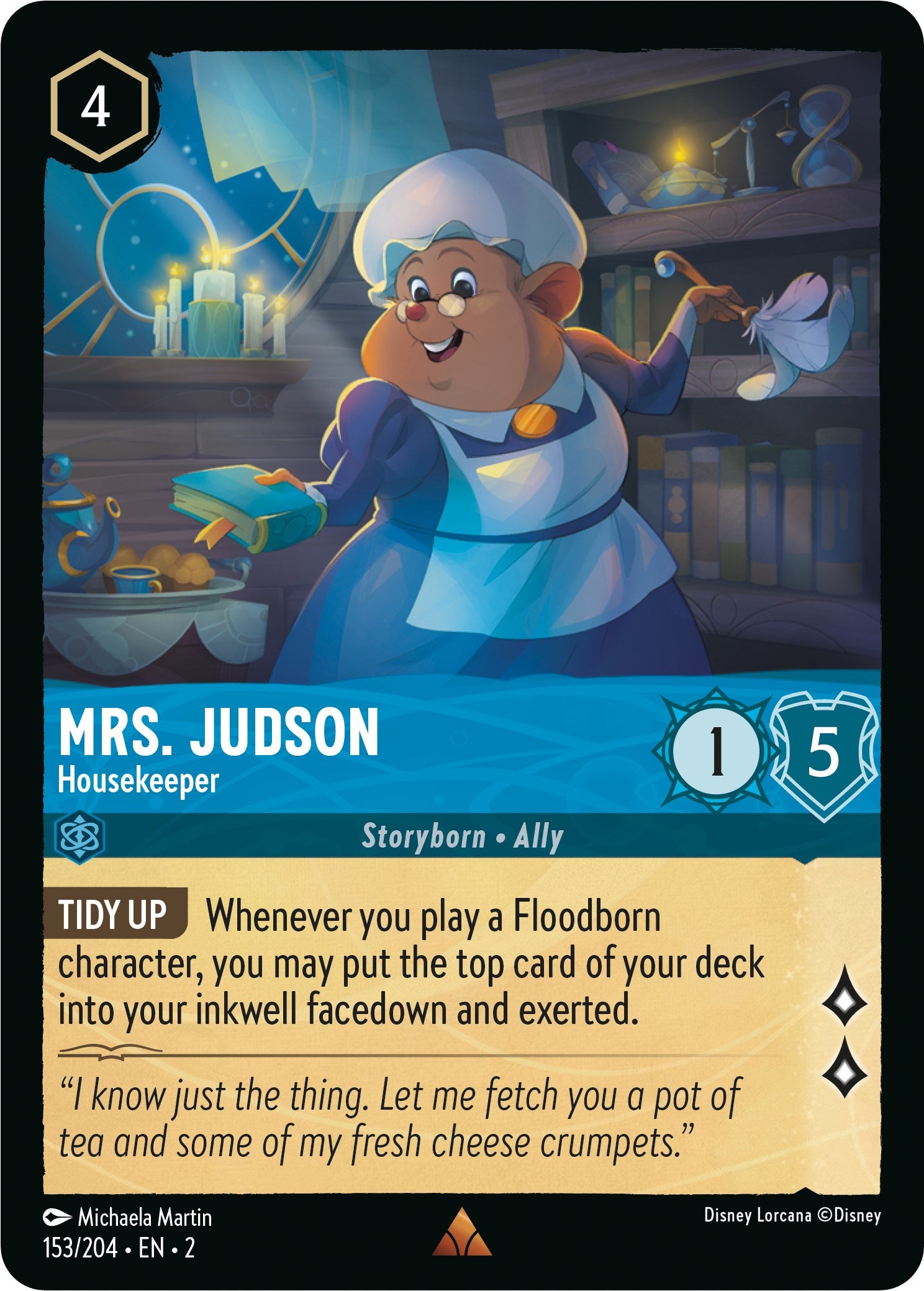 Mrs. Judson - Housekeeper (153/204) [Rise of the Floodborn] | Shuffle n Cut Hobbies & Games