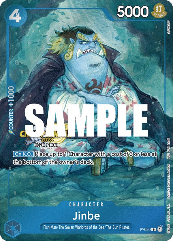 Jinbe (CS 2023 Event Pack) [One Piece Promotion Cards] | Shuffle n Cut Hobbies & Games