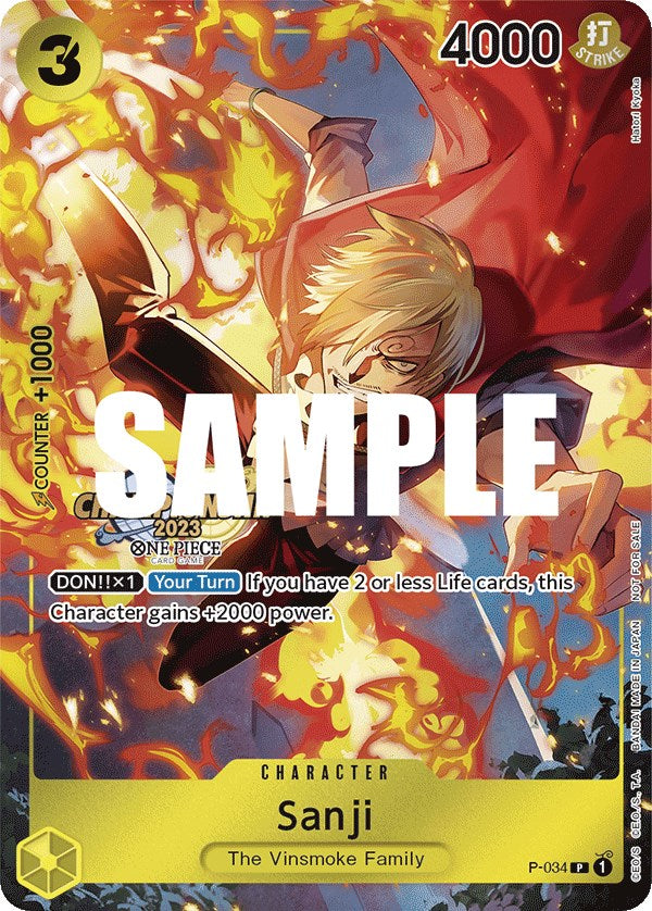 Sanji (CS 2023 Event Pack) [One Piece Promotion Cards] | Shuffle n Cut Hobbies & Games