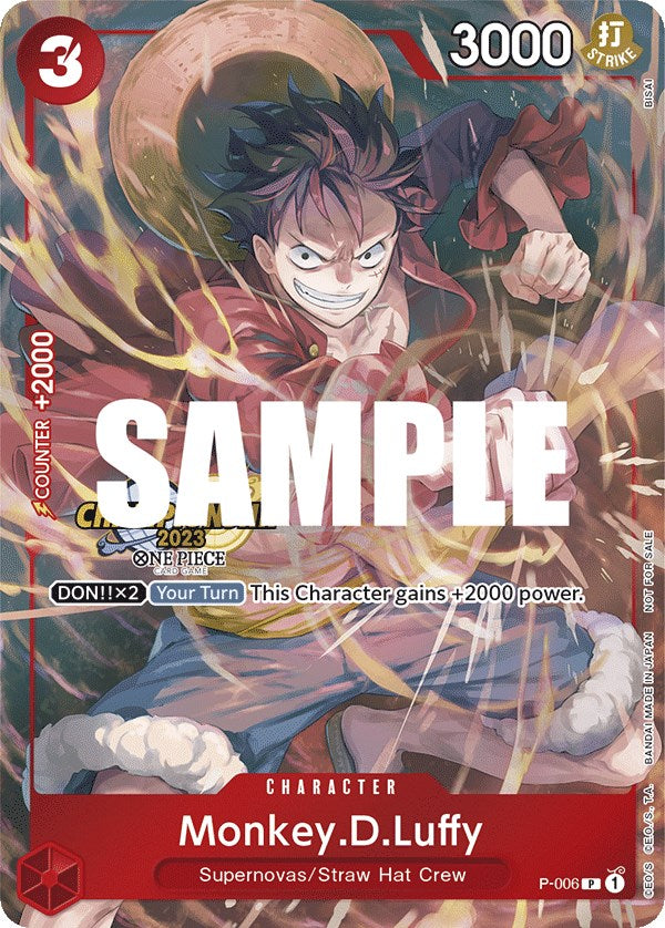 Monkey.D.Luffy (CS 2023 Celebration Pack) [One Piece Promotion Cards] | Shuffle n Cut Hobbies & Games