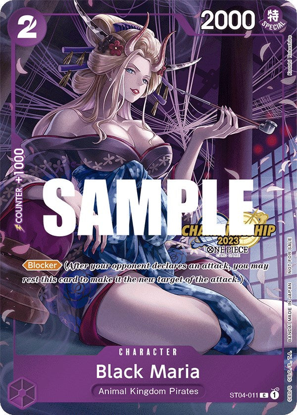 Black Maria (CS 2023 Celebration Pack) [One Piece Promotion Cards] | Shuffle n Cut Hobbies & Games