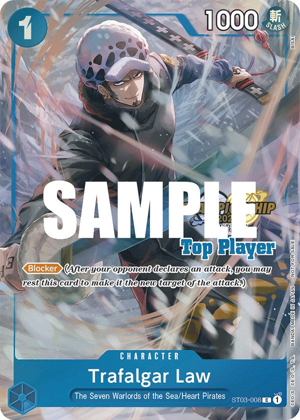 Trafalgar Law (CS 2023 Top Players Pack) [One Piece Promotion Cards] | Shuffle n Cut Hobbies & Games