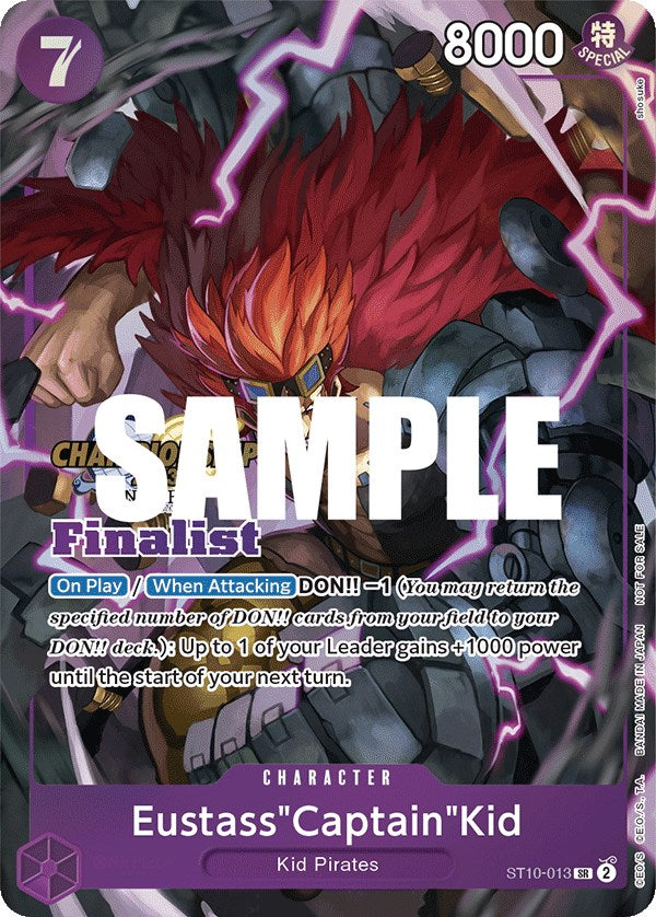 Eustass"Captain"Kid (CS 2023 Top Players Pack) [Finalist] [One Piece Promotion Cards] | Shuffle n Cut Hobbies & Games