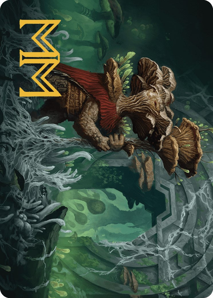 Tendril of the Mycotyrant Art Card (Gold-Stamped Signature) [The Lost Caverns of Ixalan Art Series] | Shuffle n Cut Hobbies & Games