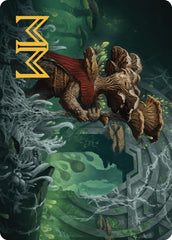 Tendril of the Mycotyrant Art Card (Gold-Stamped Signature) [The Lost Caverns of Ixalan Art Series] | Shuffle n Cut Hobbies & Games