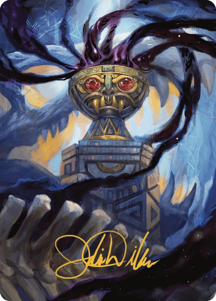 Chalice of the Void Art Card (Gold-Stamped Signature) [The Lost Caverns of Ixalan Art Series] | Shuffle n Cut Hobbies & Games