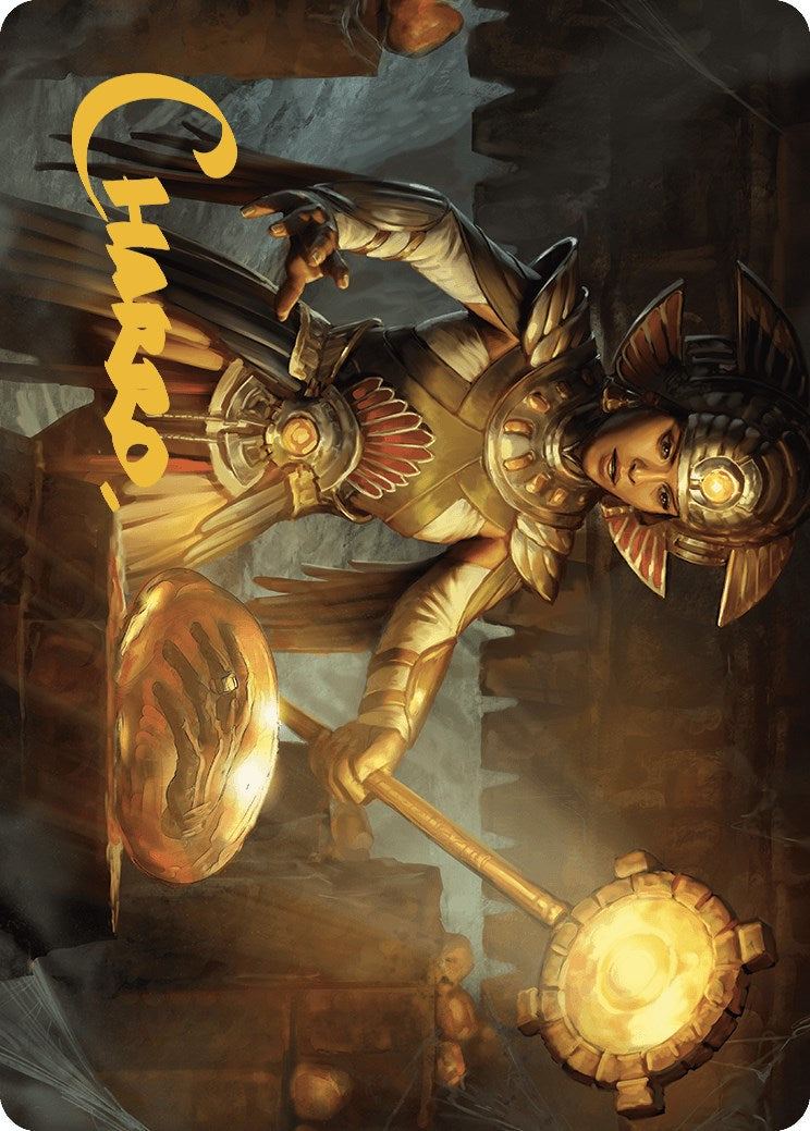 Curator of Sun's Creation Art Card (Gold-Stamped Signature) [The Lost Caverns of Ixalan Art Series] | Shuffle n Cut Hobbies & Games