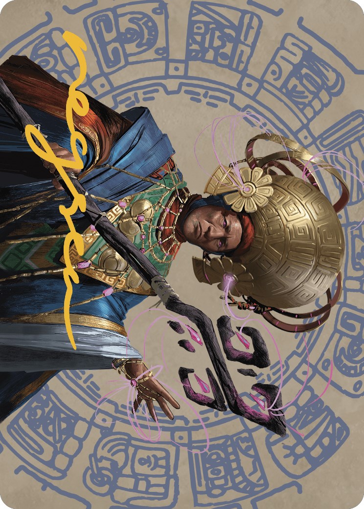 Akal Pakal, First Among Equals Art Card (46/81) (Gold-Stamped Signature) [The Lost Caverns of Ixalan Art Series] | Shuffle n Cut Hobbies & Games