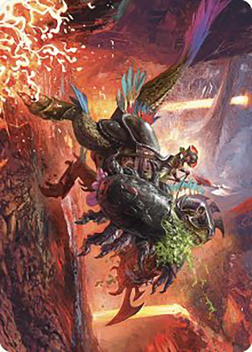 Triumphant Chomp Art Card [The Lost Caverns of Ixalan Art Series] | Shuffle n Cut Hobbies & Games