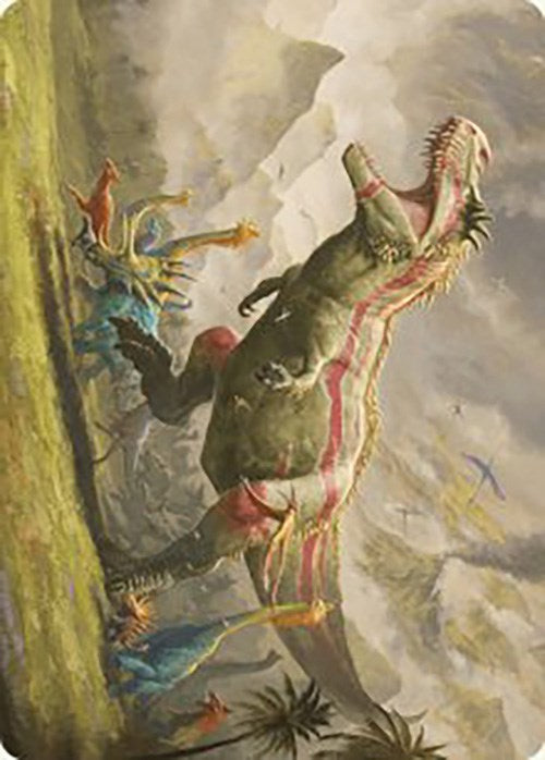 Ghalta, Stampede Tyrant Art Card [The Lost Caverns of Ixalan Art Series] | Shuffle n Cut Hobbies & Games