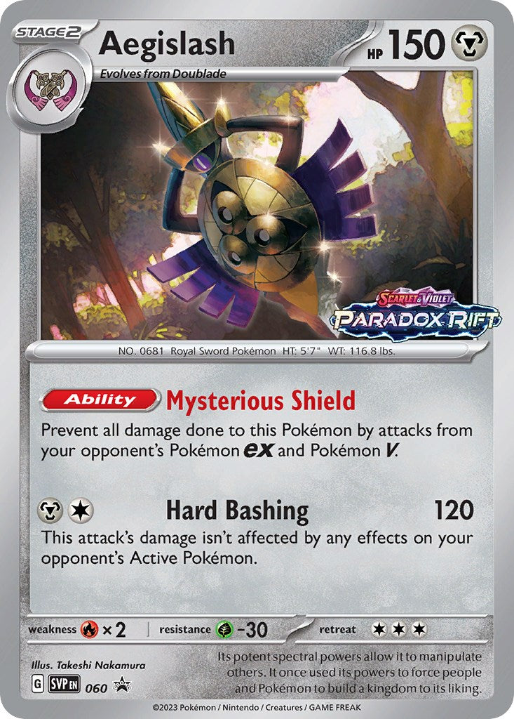 Aegislash (060) [Scarlet & Violet: Black Star Promos] | Shuffle n Cut Hobbies & Games