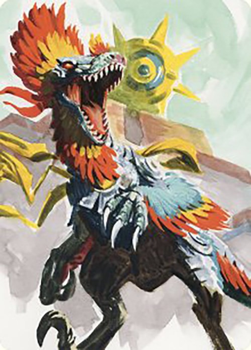 Pantlaza, Sun-Favored Art Card [The Lost Caverns of Ixalan Art Series] | Shuffle n Cut Hobbies & Games