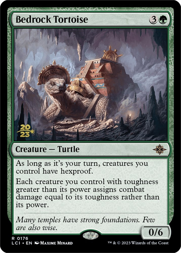 Bedrock Tortoise [The Lost Caverns of Ixalan Prerelease Cards] | Shuffle n Cut Hobbies & Games