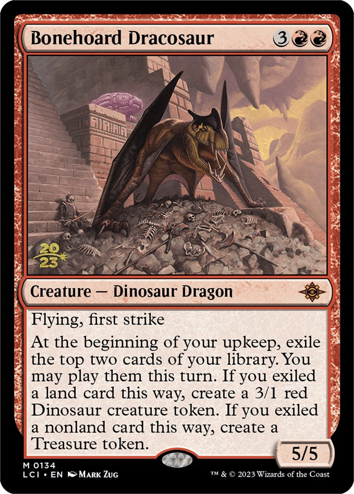 Bonehoard Dracosaur [The Lost Caverns of Ixalan Prerelease Cards] | Shuffle n Cut Hobbies & Games