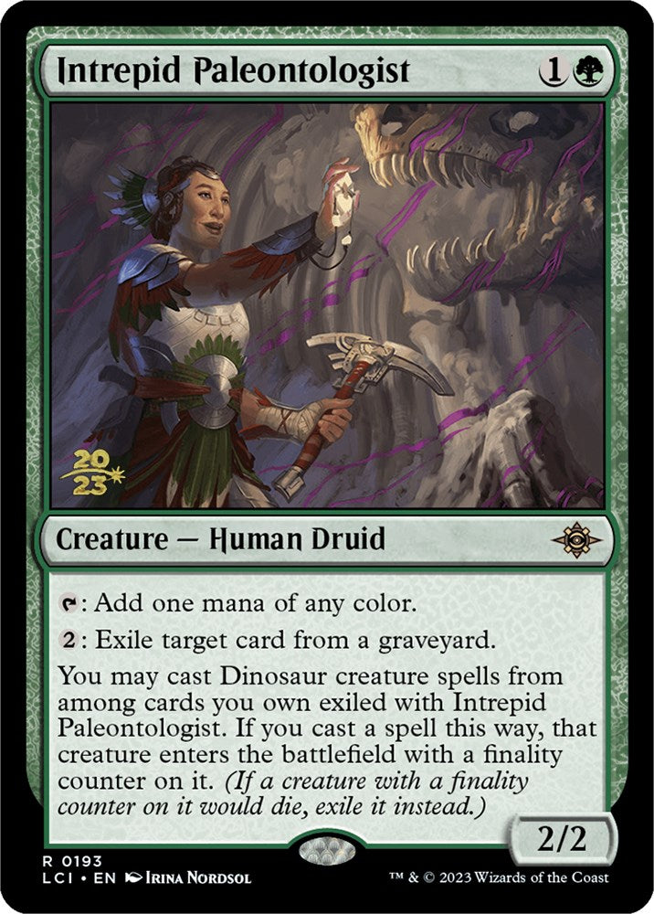 Intrepid Paleontologist [The Lost Caverns of Ixalan Prerelease Cards] | Shuffle n Cut Hobbies & Games