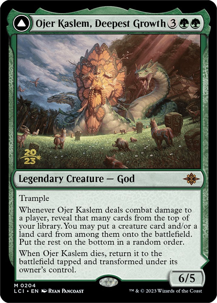 Ojer Kaslem, Deepest Growth // Temple of Cultivation [The Lost Caverns of Ixalan Prerelease Cards] | Shuffle n Cut Hobbies & Games