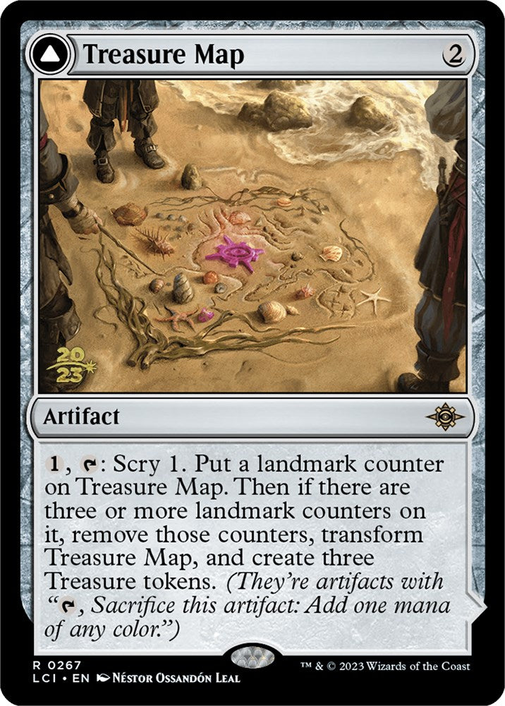 Treasure Map // Treasure Cove [The Lost Caverns of Ixalan Prerelease Cards] | Shuffle n Cut Hobbies & Games