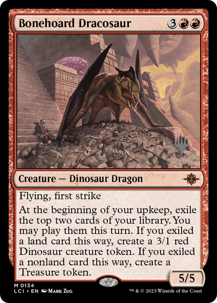 Bonehoard Dracosaur (Promo Pack) [The Lost Caverns of Ixalan Promos] | Shuffle n Cut Hobbies & Games