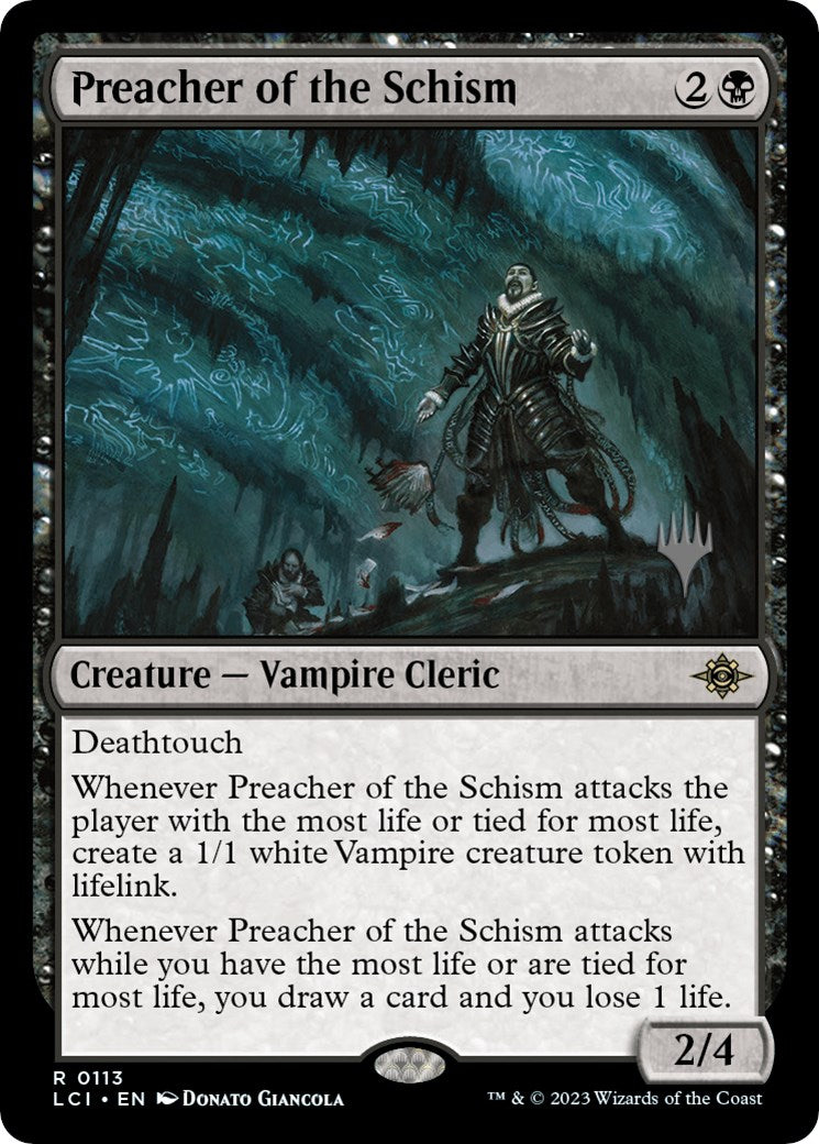 Preacher of the Schism (Promo Pack) [The Lost Caverns of Ixalan Promos] | Shuffle n Cut Hobbies & Games