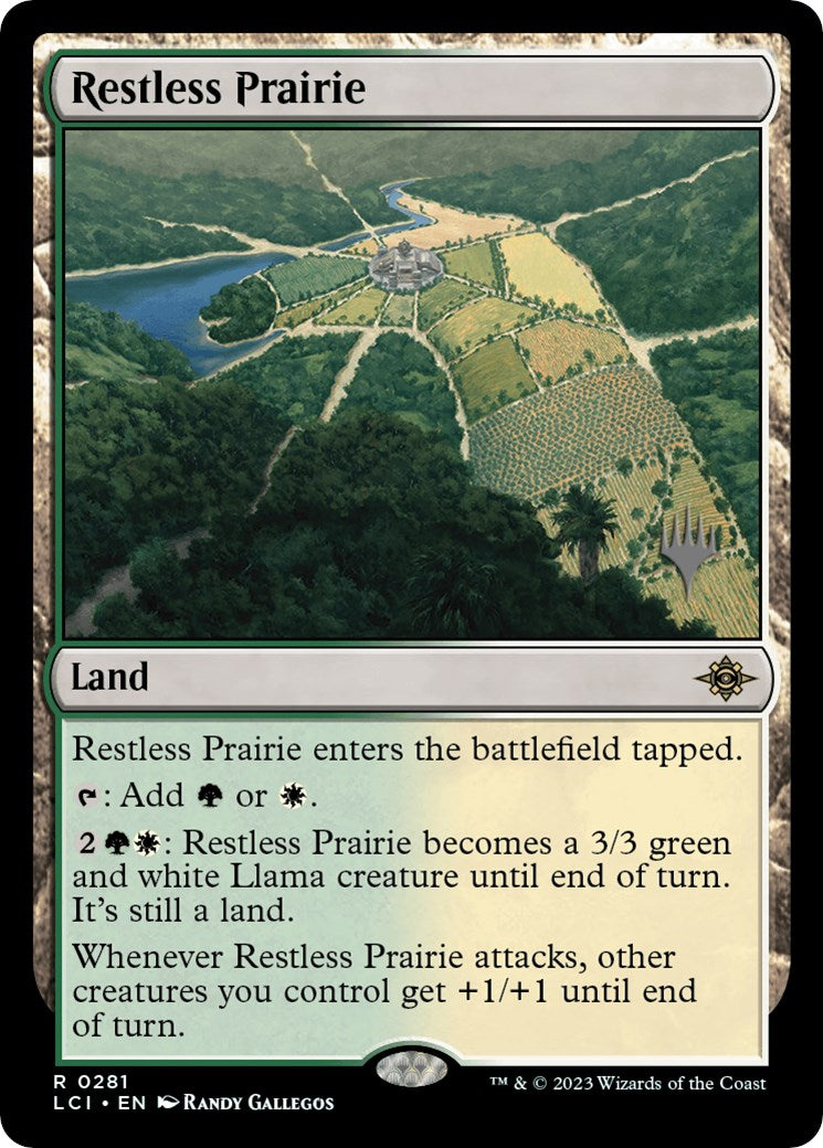 Restless Prairie (Promo Pack) [The Lost Caverns of Ixalan Promos] | Shuffle n Cut Hobbies & Games