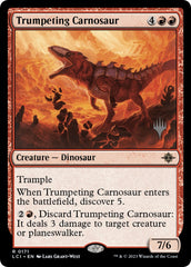 Trumpeting Carnosaur (Promo Pack) [The Lost Caverns of Ixalan Promos] | Shuffle n Cut Hobbies & Games