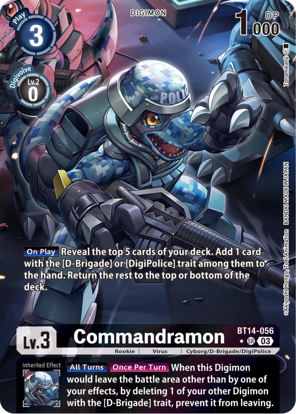 Commandramon [BT14-056] (Alternate Art) [Blast Ace] | Shuffle n Cut Hobbies & Games