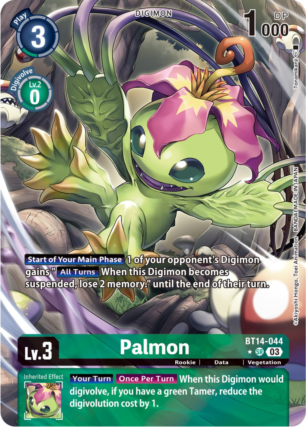 Palmon [BT14-044] (Alternate Art) [Blast Ace] | Shuffle n Cut Hobbies & Games