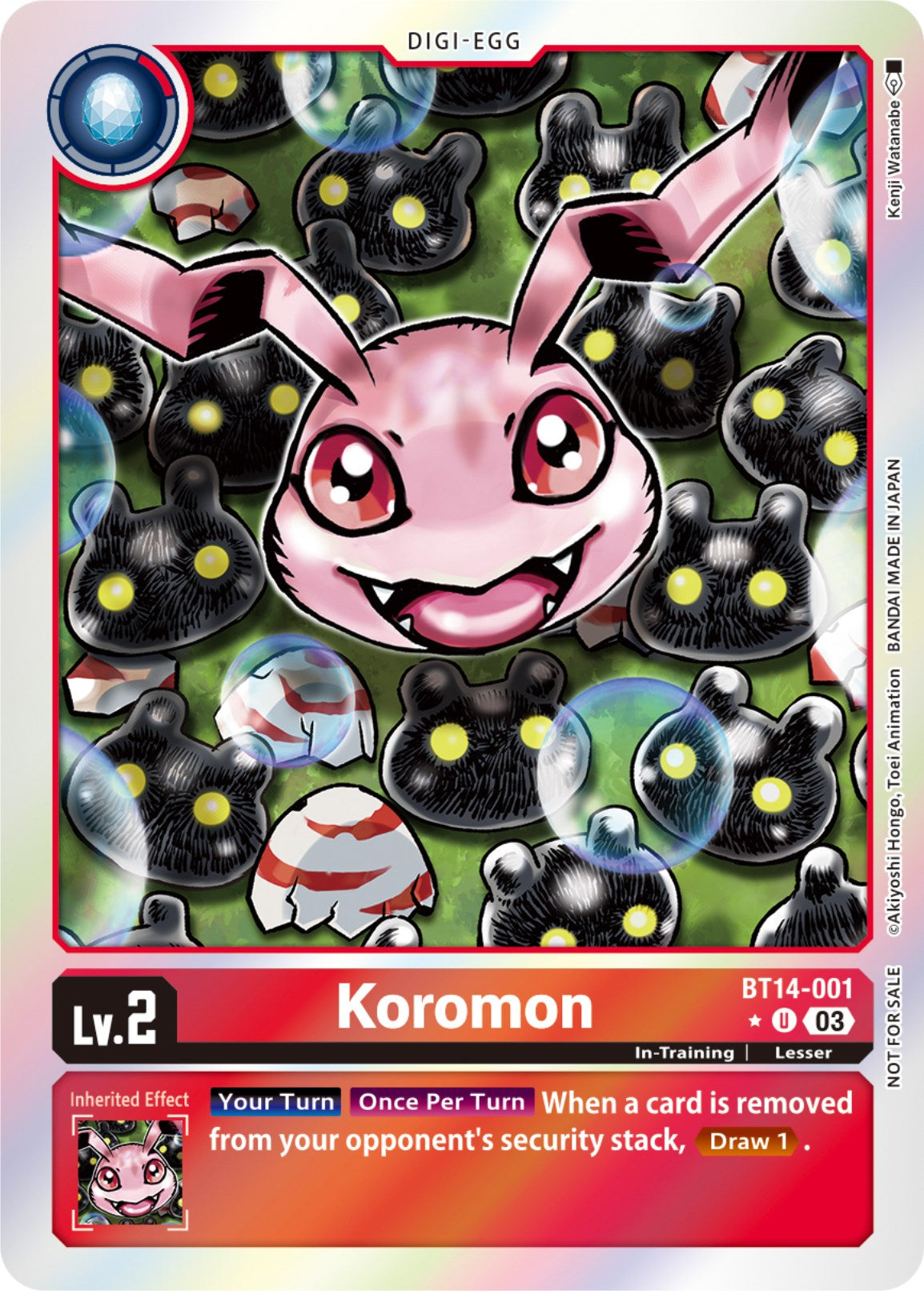 Koromon [BT14-001] (Blast Ace Box Promotion Pack) [Blast Ace] | Shuffle n Cut Hobbies & Games