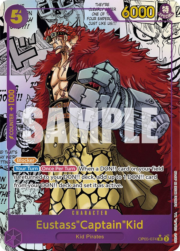 Eustass"Captain"Kid (Alternate Art)(Manga) [Awakening of the New Era] | Shuffle n Cut Hobbies & Games