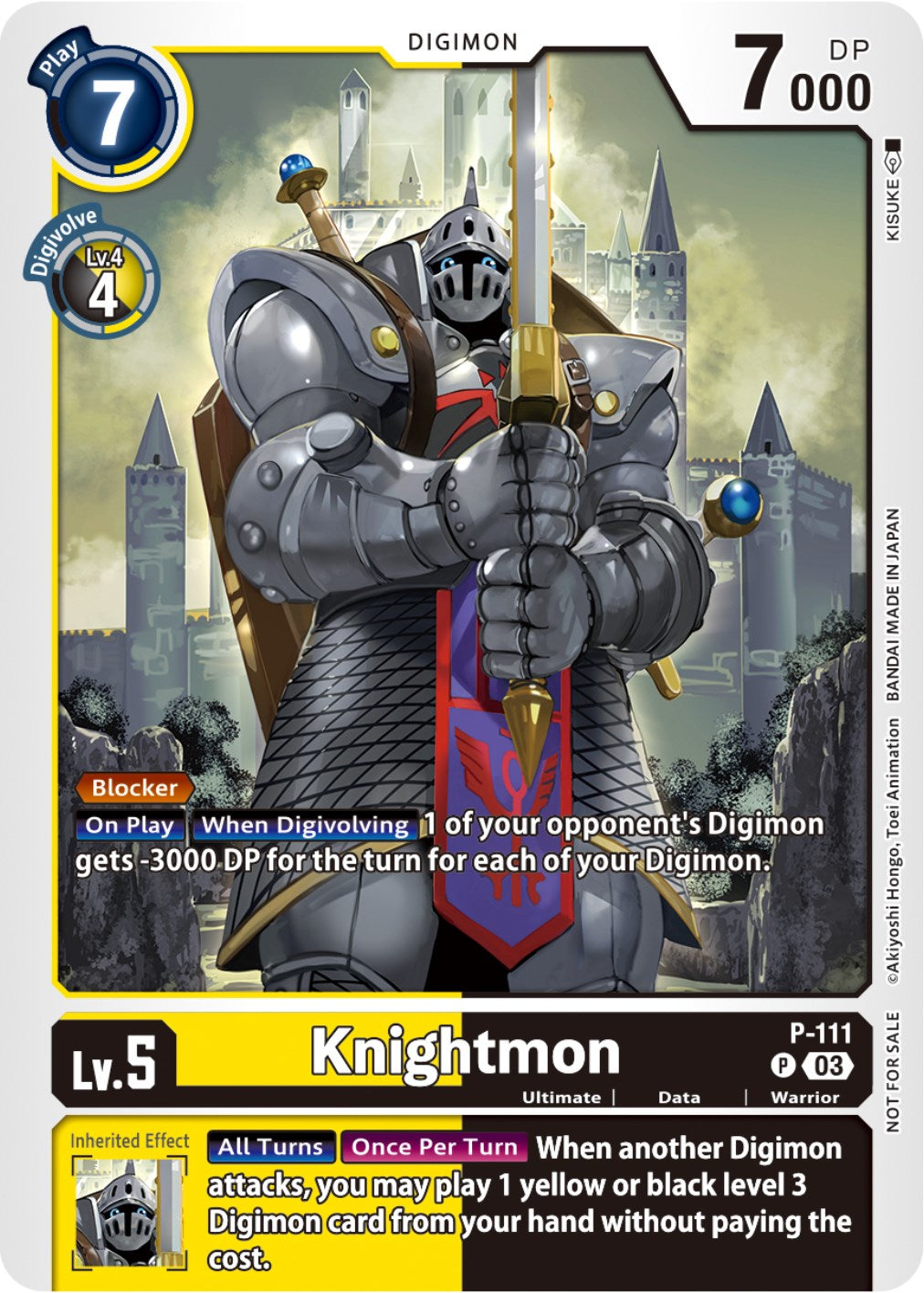 Knightmon [P-111] (3rd Anniversary Survey Pack) [Promotional Cards] | Shuffle n Cut Hobbies & Games