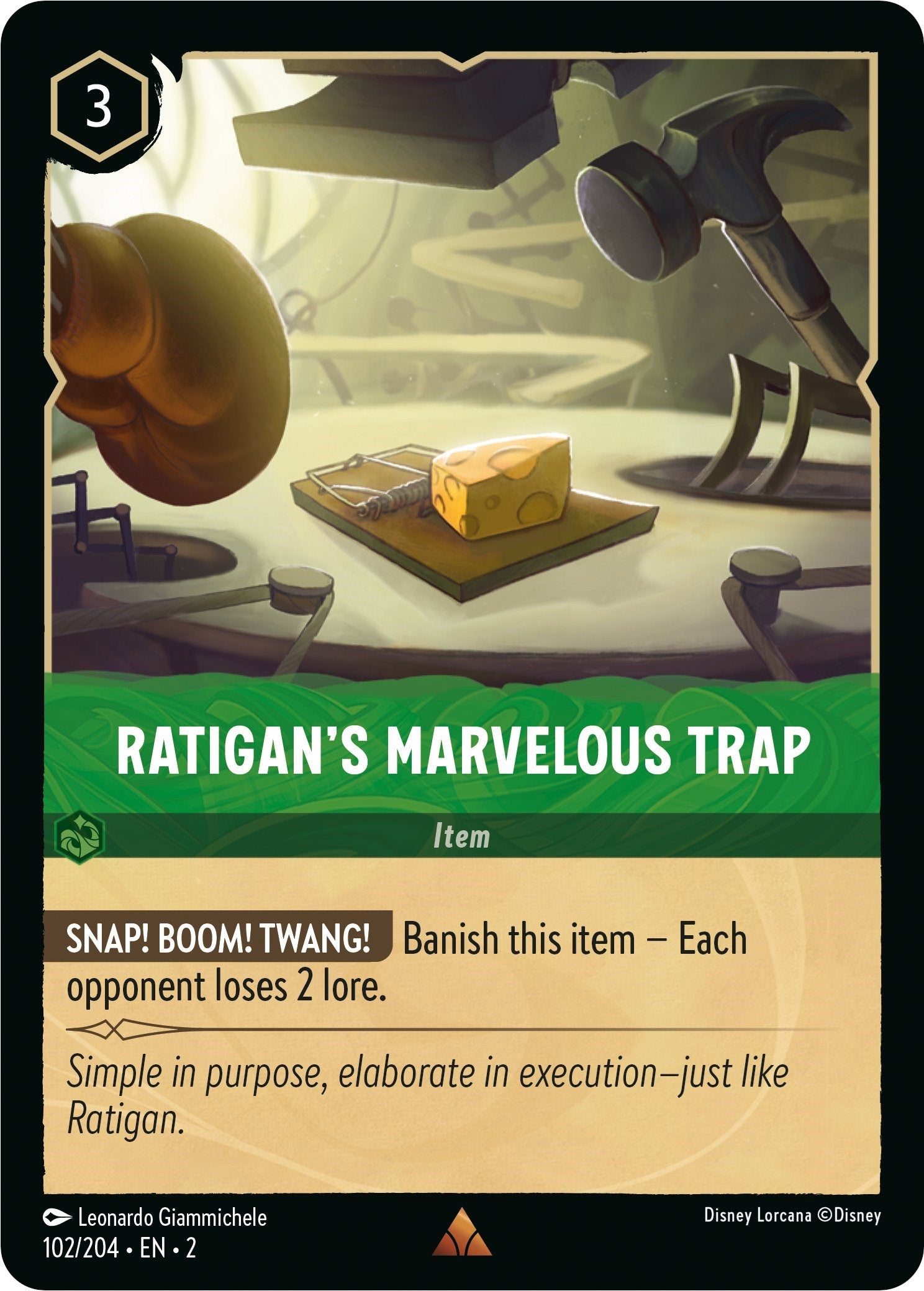 Ratigan's Marvelous Trap (102/204) [Rise of the Floodborn] | Shuffle n Cut Hobbies & Games