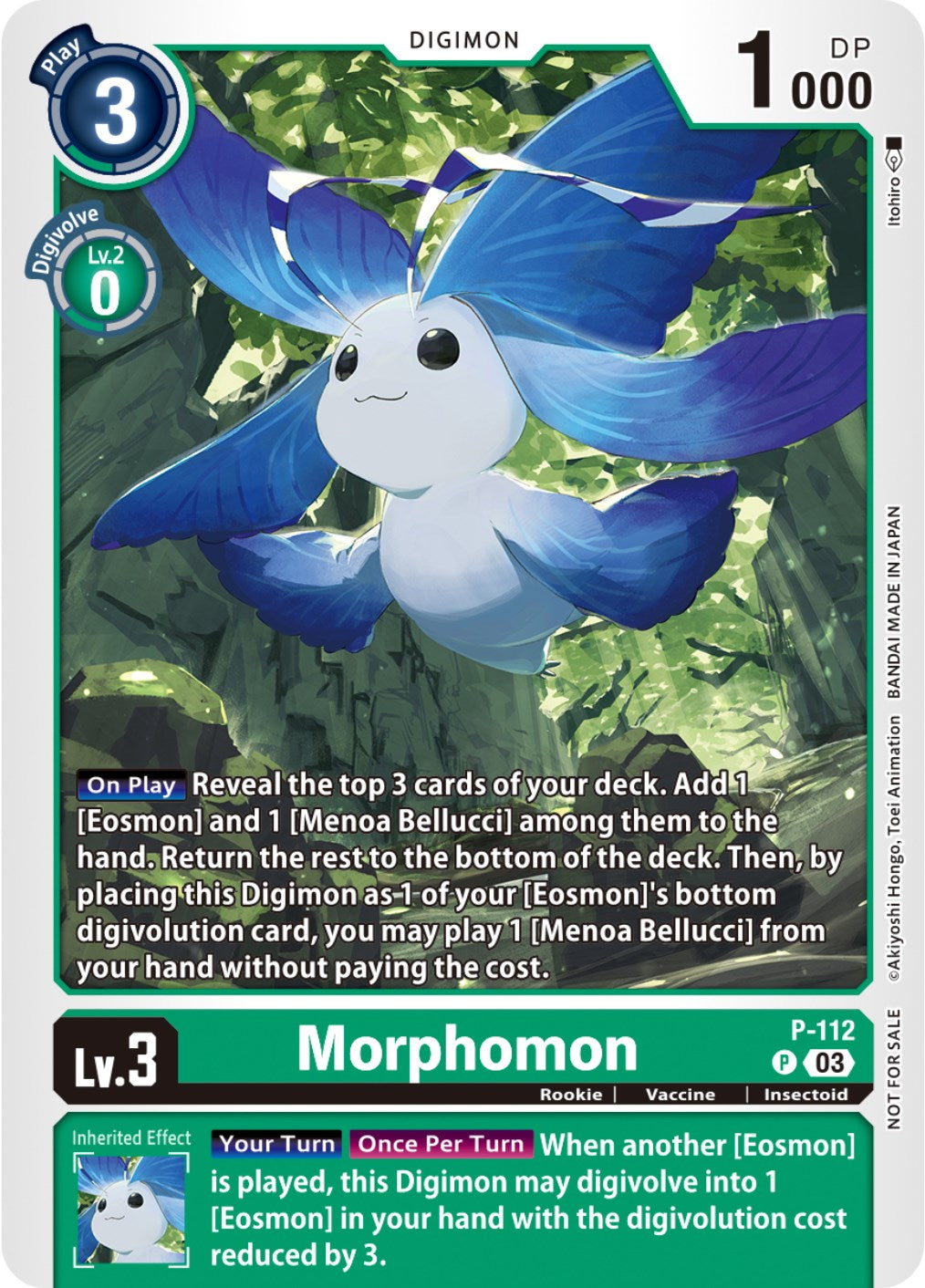 Morphomon [P-112] (3rd Anniversary Survey Pack) [Promotional Cards] | Shuffle n Cut Hobbies & Games