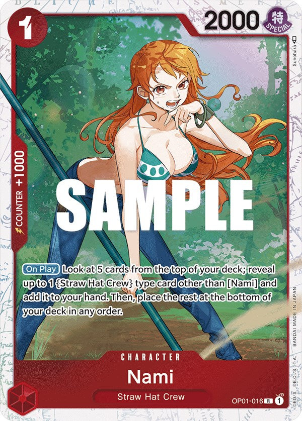 Nami (OP01-016) (Ultra Deck: The Three Captains) [One Piece Promotion Cards] | Shuffle n Cut Hobbies & Games