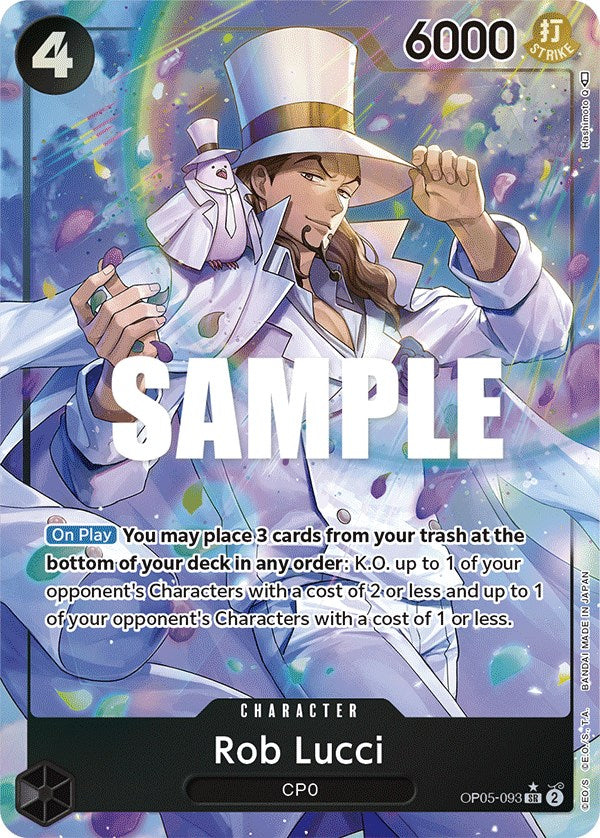 Rob Lucci (Alternate Art) [Awakening of the New Era] | Shuffle n Cut Hobbies & Games