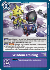 Wisdom Training [P-108] (Blast Ace Box Topper) [Promotional Cards] | Shuffle n Cut Hobbies & Games