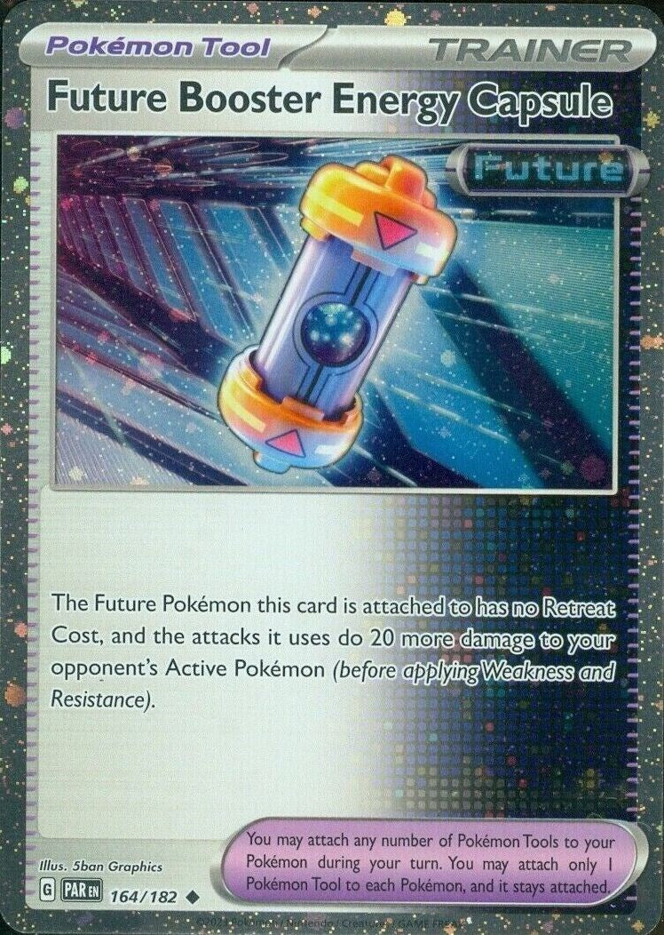 Future Booster Energy Capsule (164/182) (Cosmos Holo) [Scarlet & Violet: Paradox Rift] | Shuffle n Cut Hobbies & Games