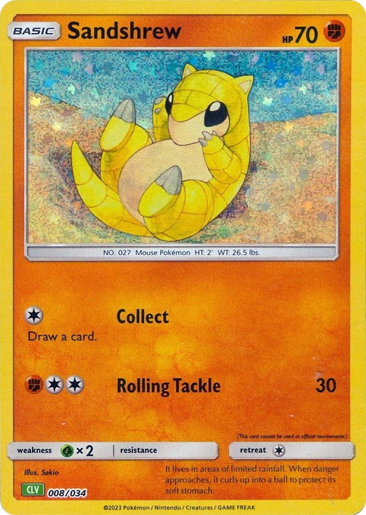 Sandshrew [Trading Card Game Classic] | Shuffle n Cut Hobbies & Games