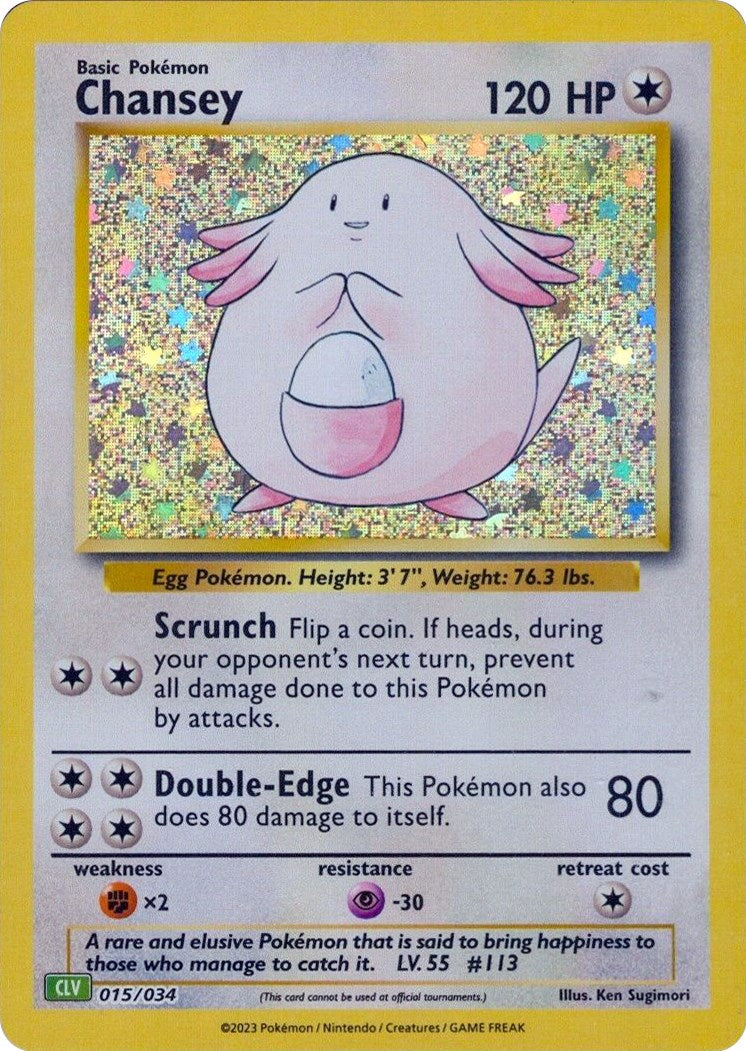 Chansey [Trading Card Game Classic] | Shuffle n Cut Hobbies & Games