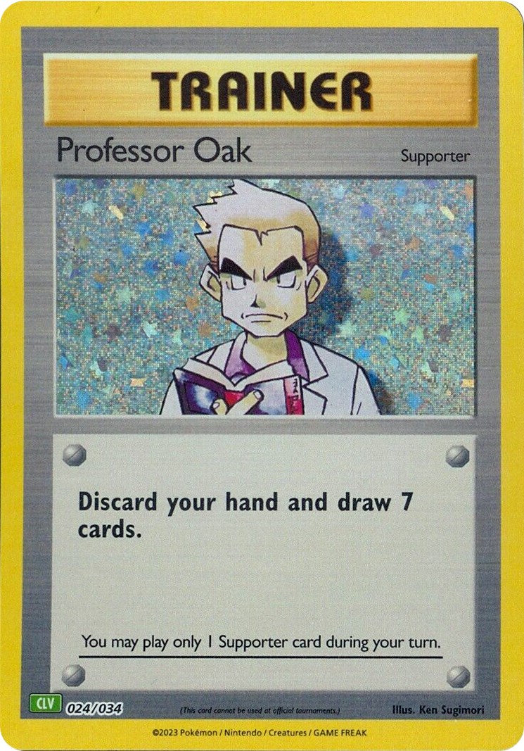 Professor Oak (CLV) [Trading Card Game Classic] | Shuffle n Cut Hobbies & Games