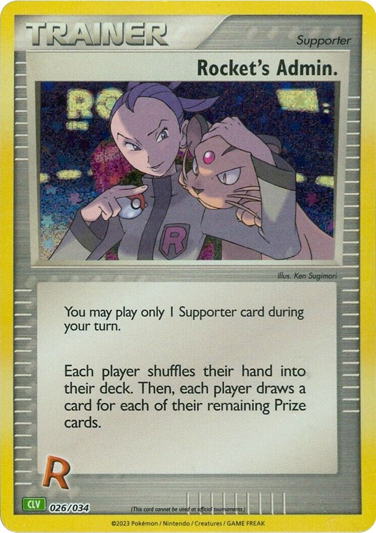 Rocket's Admin. (CLV) [Trading Card Game Classic] | Shuffle n Cut Hobbies & Games