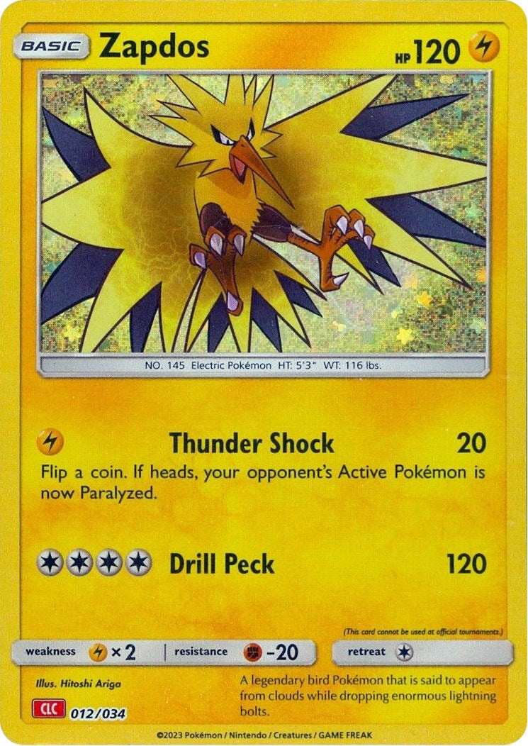 Zapdos [Trading Card Game Classic] | Shuffle n Cut Hobbies & Games