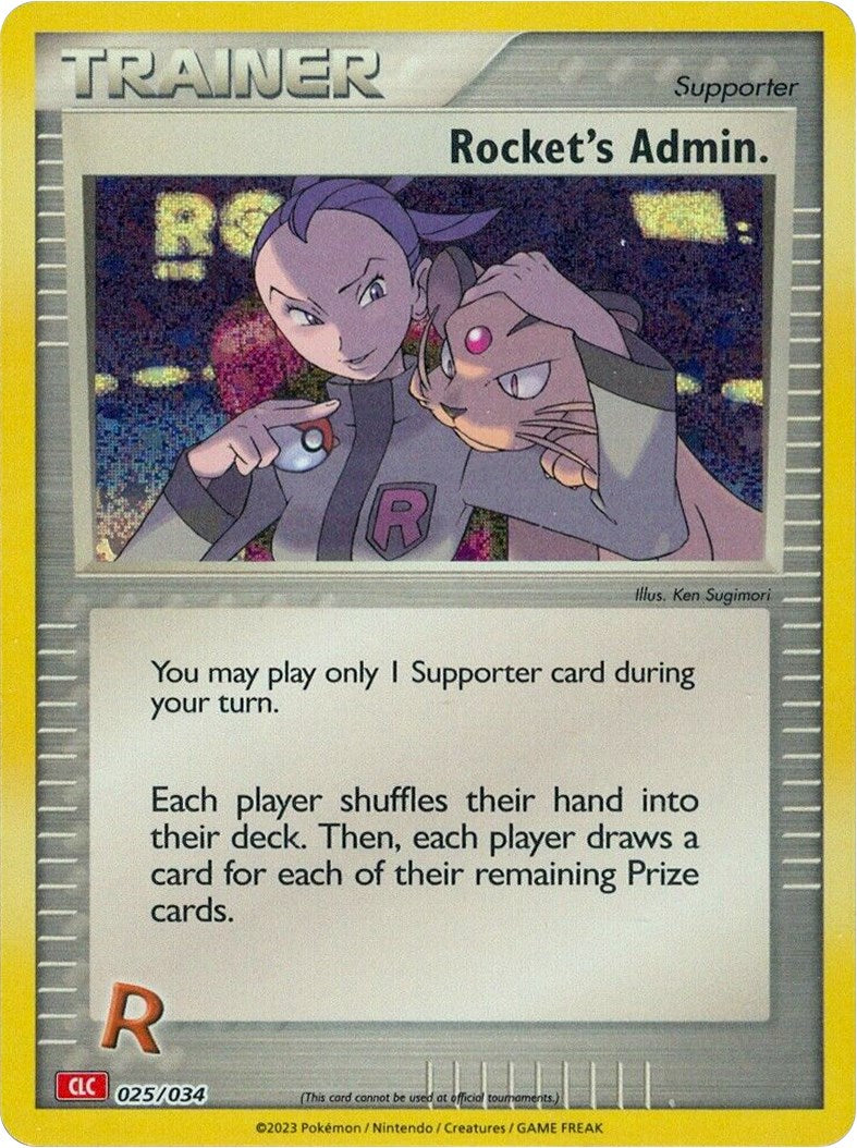 Rocket's Admin. (CLC) [Trading Card Game Classic] | Shuffle n Cut Hobbies & Games