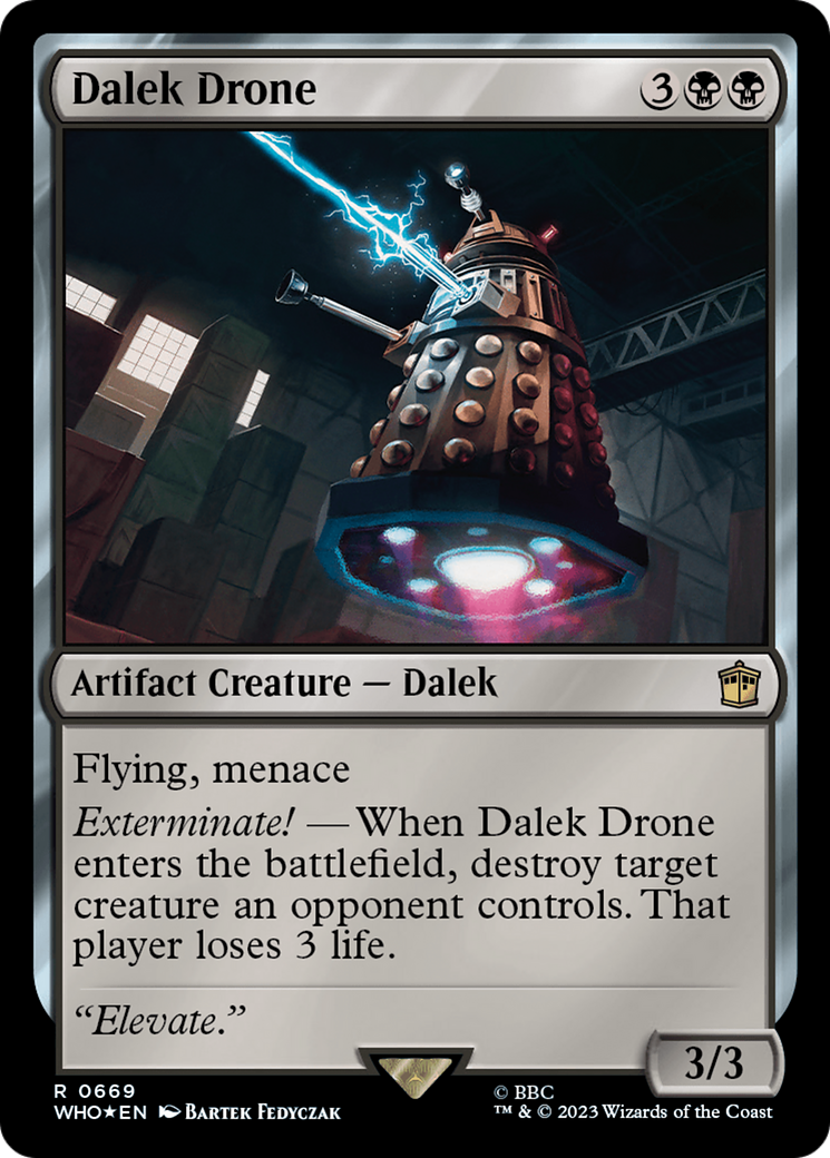 Dalek Drone (Surge Foil) [Doctor Who] | Shuffle n Cut Hobbies & Games