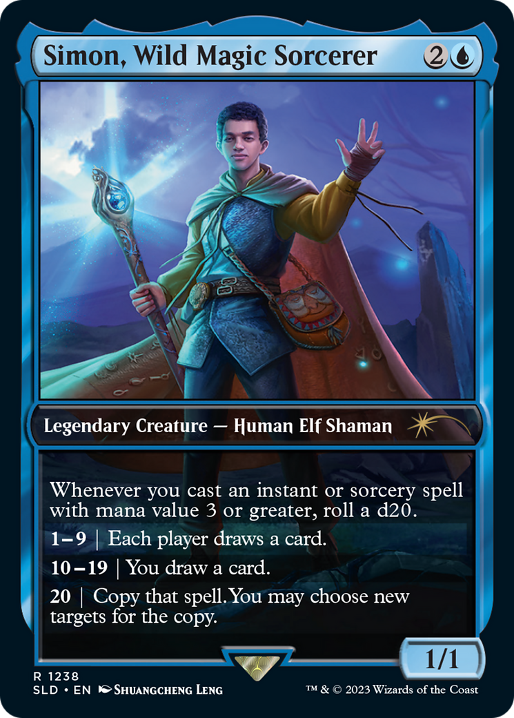 Simon, Wild Magic Sorcerer [Secret Lair Drop Series] | Shuffle n Cut Hobbies & Games