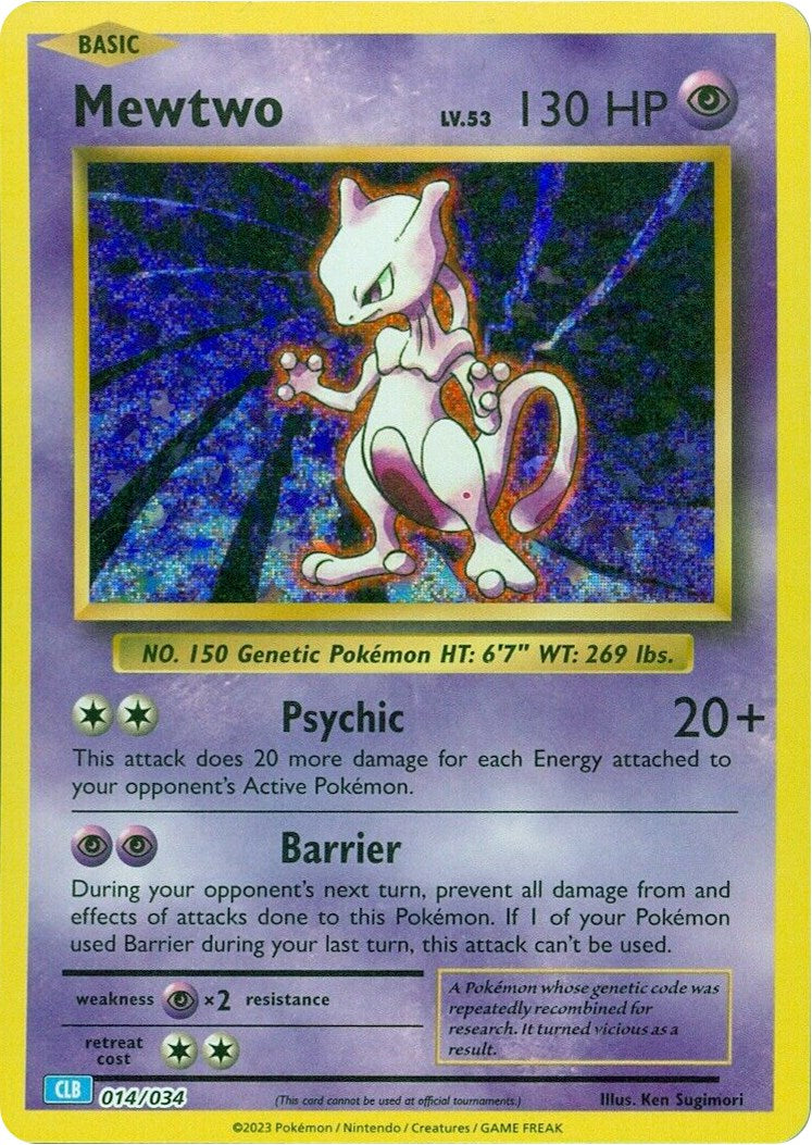 Mewtwo [Trading Card Game Classic] | Shuffle n Cut Hobbies & Games