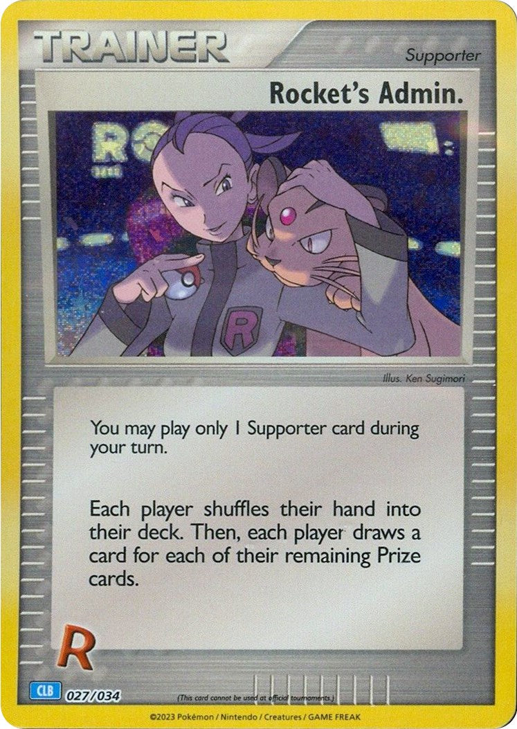 Rocket's Admin. (CLB) [Trading Card Game Classic] | Shuffle n Cut Hobbies & Games