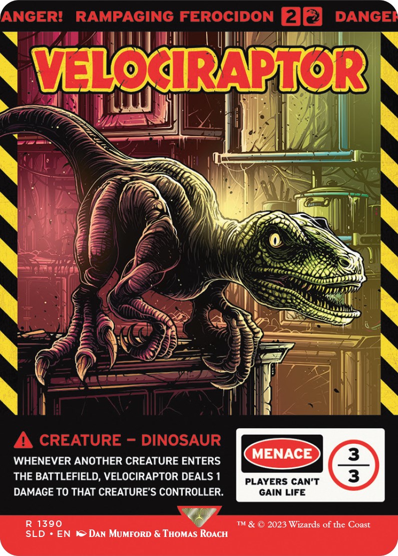 Velociraptor - Rampaging Ferocidon [Secret Lair Drop Series] | Shuffle n Cut Hobbies & Games