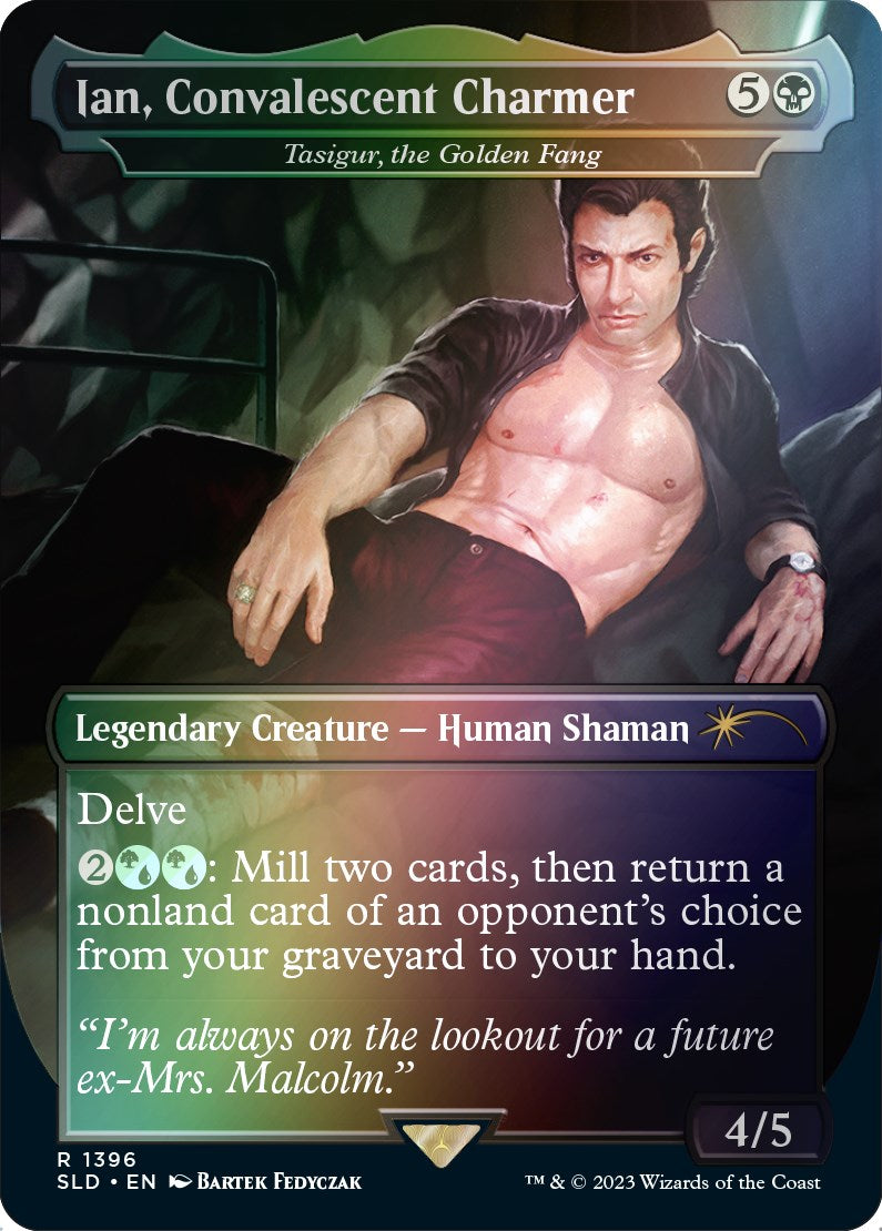 Ian, Convalescent Charmer - Tasigur, the Golden Fang (Rainbow Foil) [Secret Lair Drop Series] | Shuffle n Cut Hobbies & Games