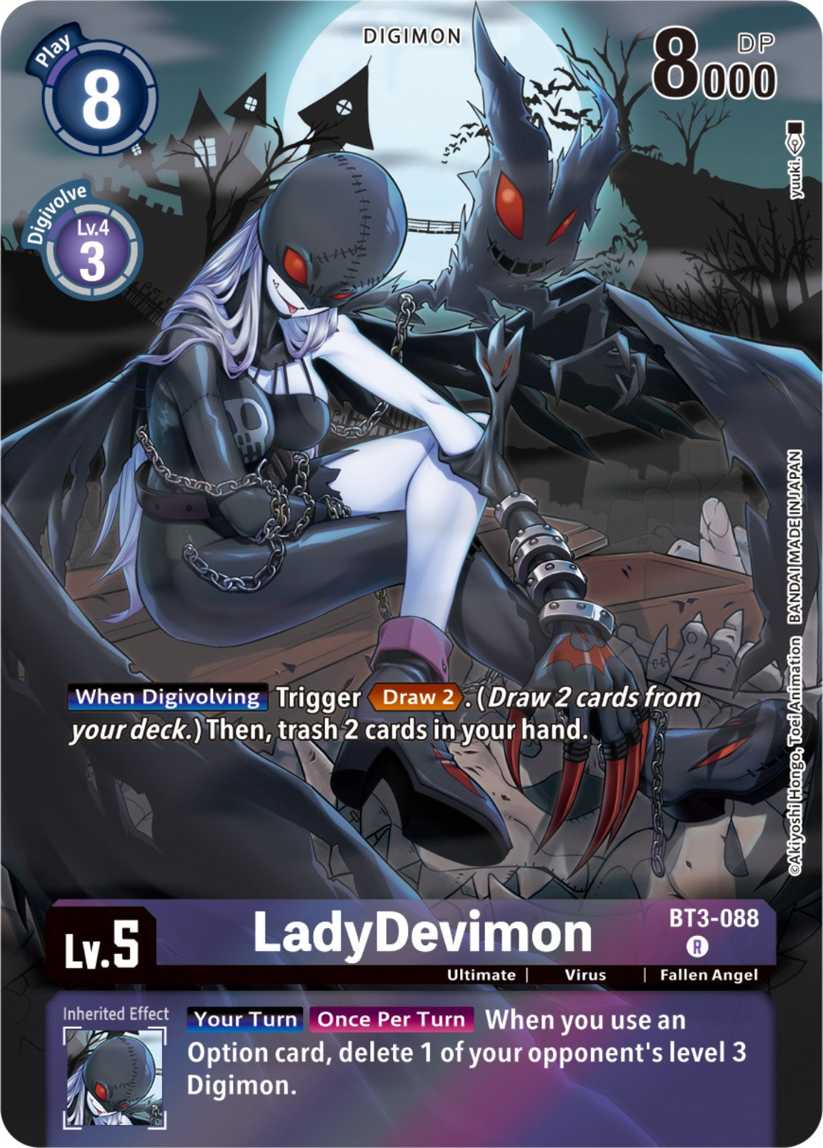 LadyDevimon [BT3-088] (Gift Box 2023) [Release Special Booster Promos] | Shuffle n Cut Hobbies & Games